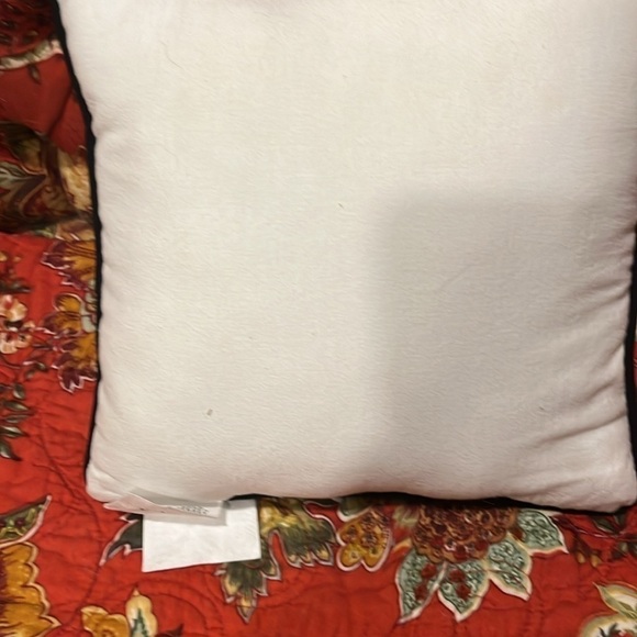 black-and-white BR guest design is a 10 x 10” indoor outdoor pillow - Picture 3 of 5